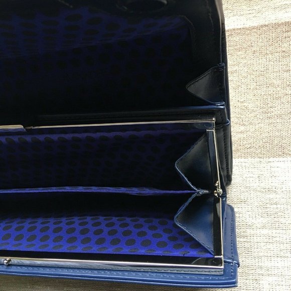 Anthropologie REBECCA MINKOFF Honey Leather Woven Clutch Handbag - Picture 7 of 12